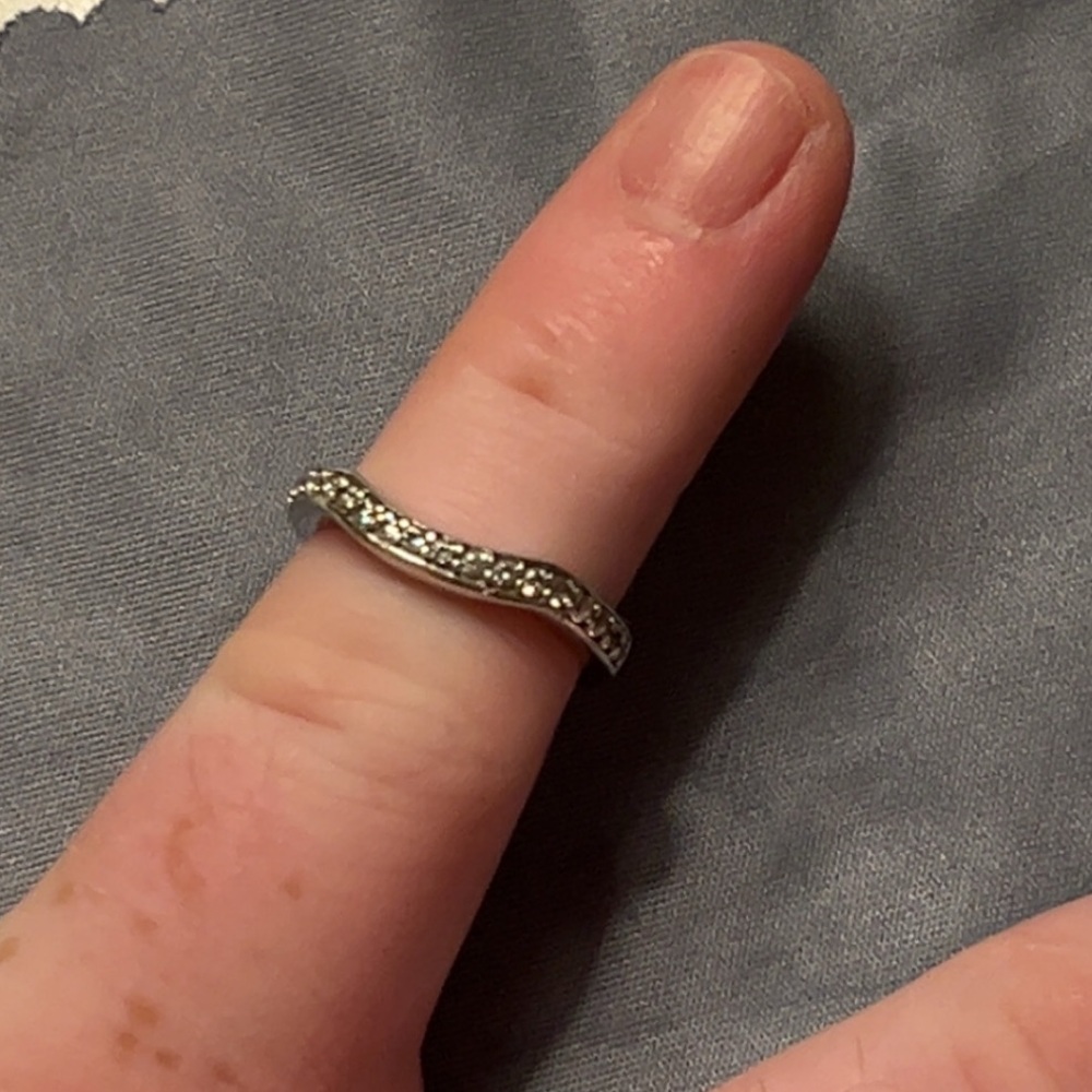 Sterling silver ring enhancer